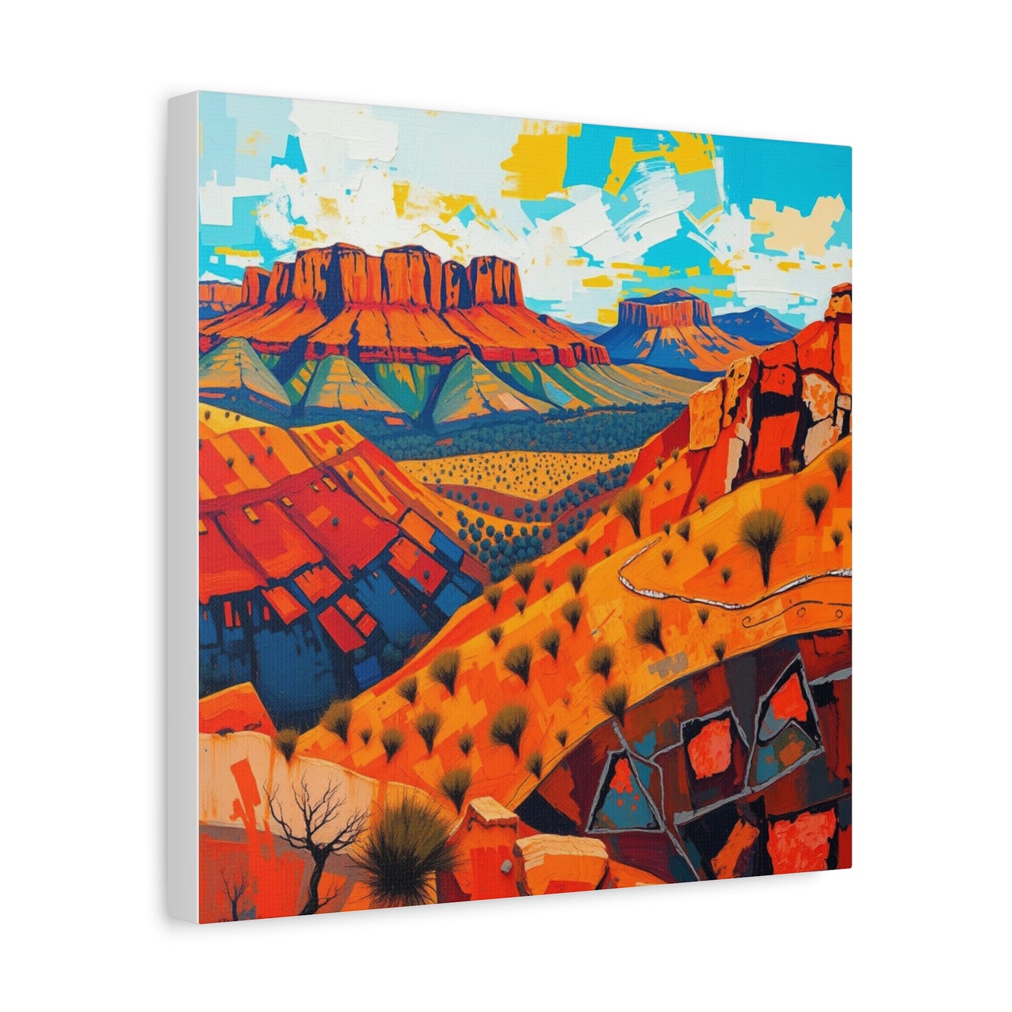 Canvas Wall Art - Abstract 2 Black Hills Scenic