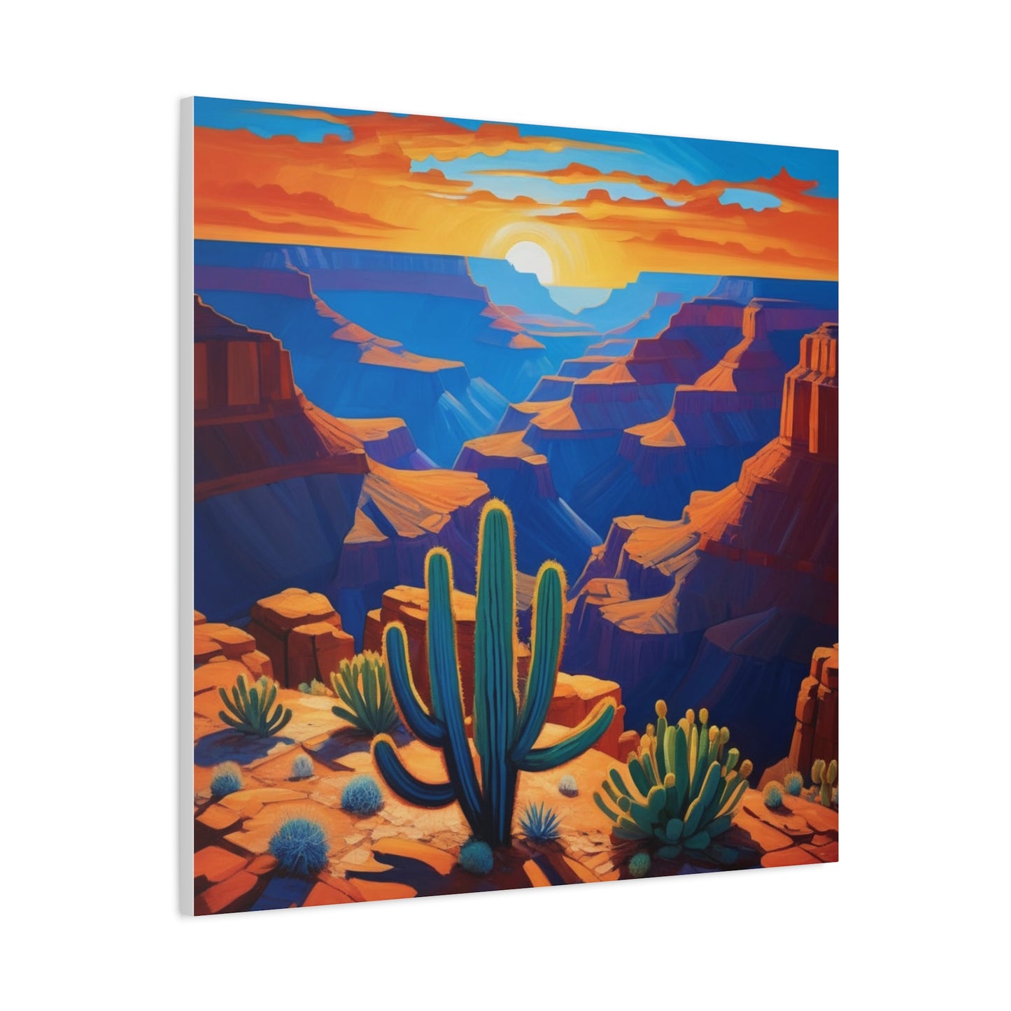 Canvas Print - Grand Canyon Abstract Art 4