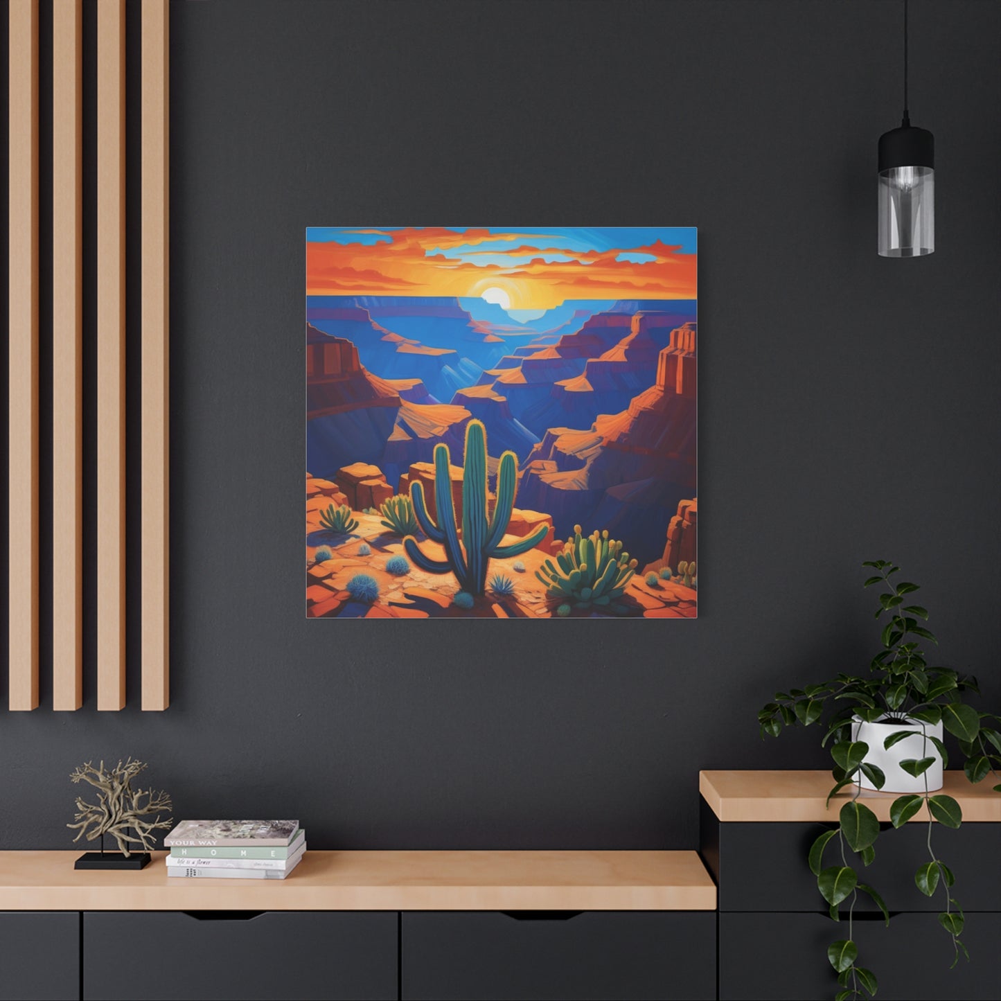 Canvas Print - Grand Canyon Abstract Art 4