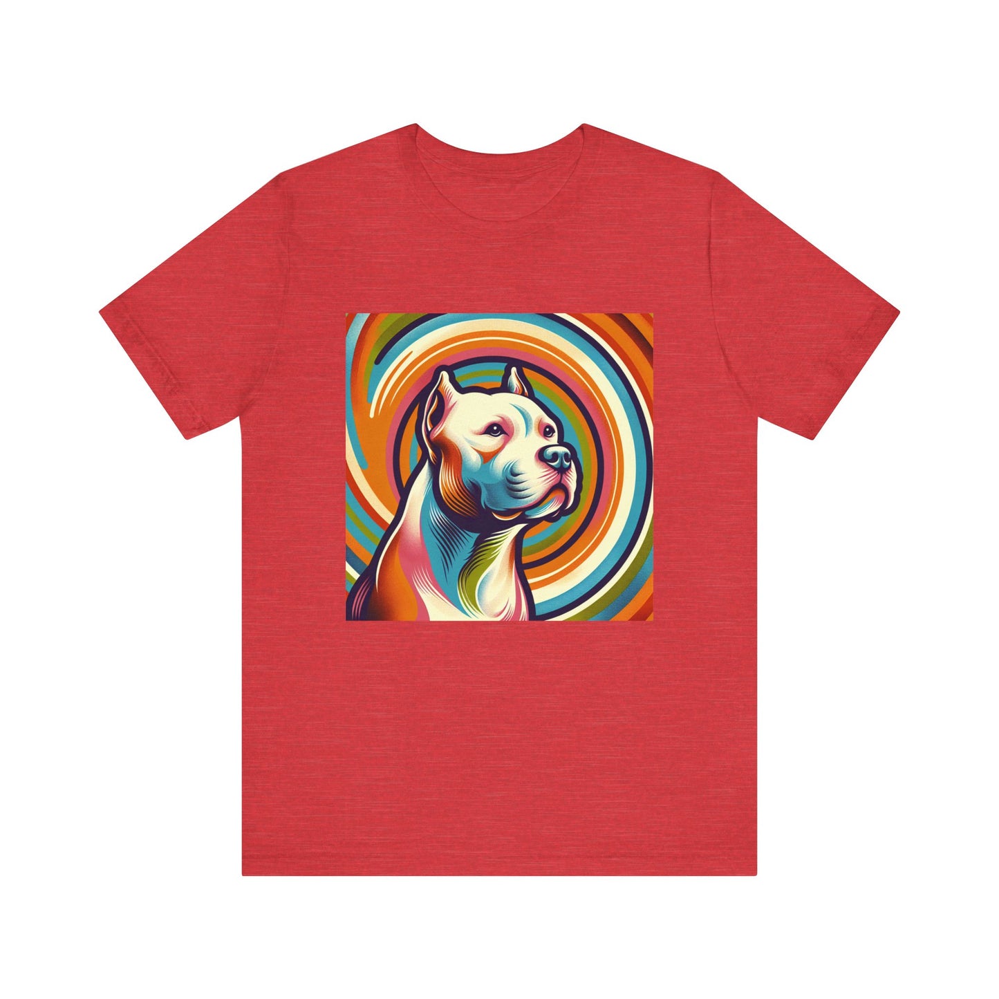 Retro Colorful Pit Bull Tee - Unisex Shirt