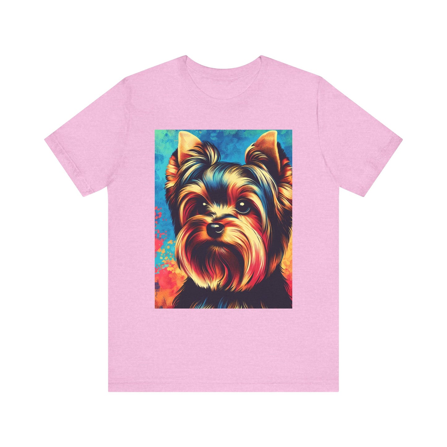 Retro Colorful Yorkie Tee - Unisex Shirt