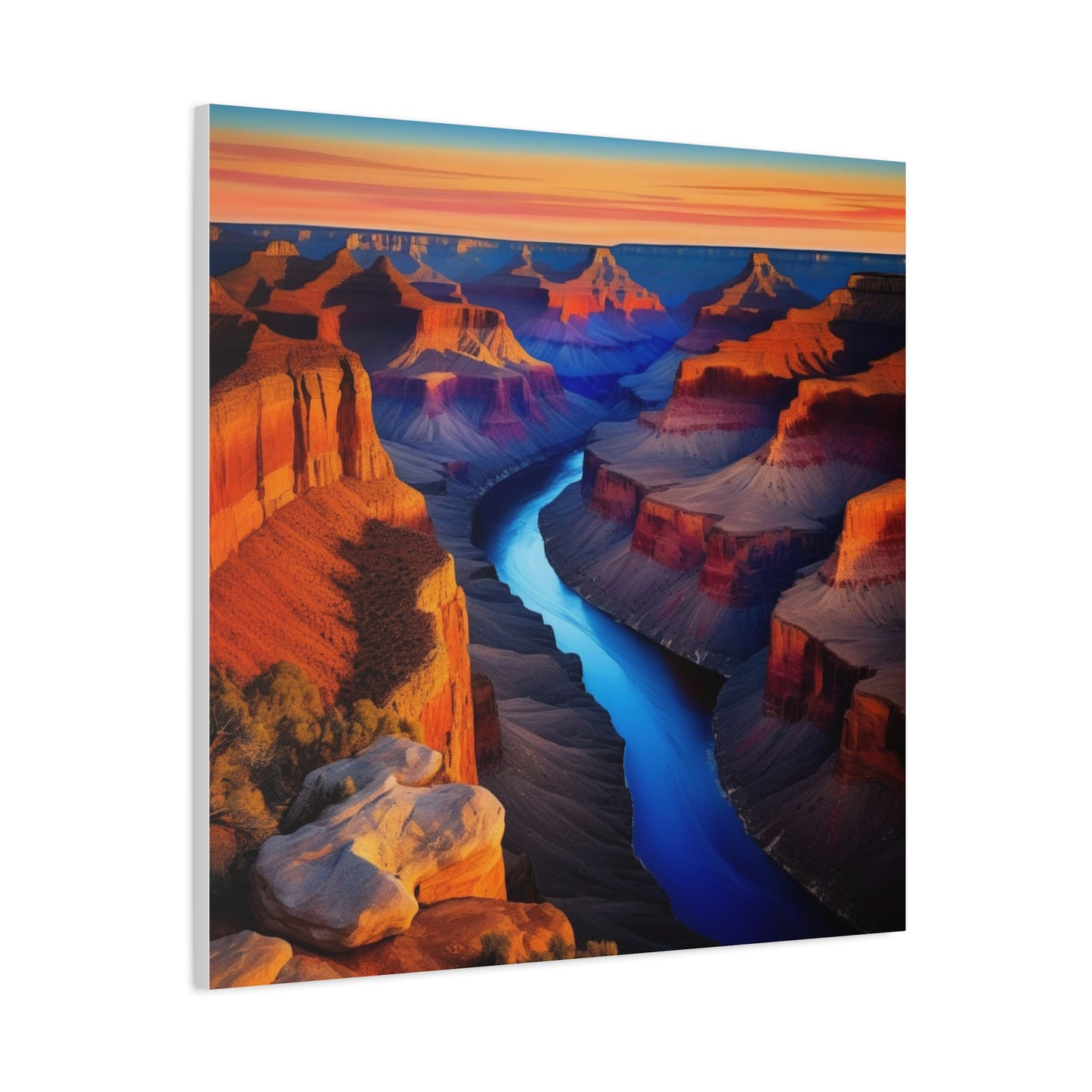 Canvas Print - Grand Canyon Abstract Art 5