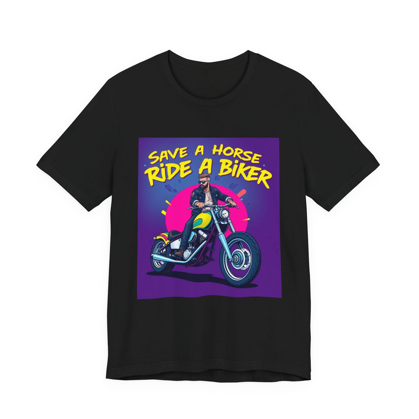 Save a Horse Ride a Biker Tee 1