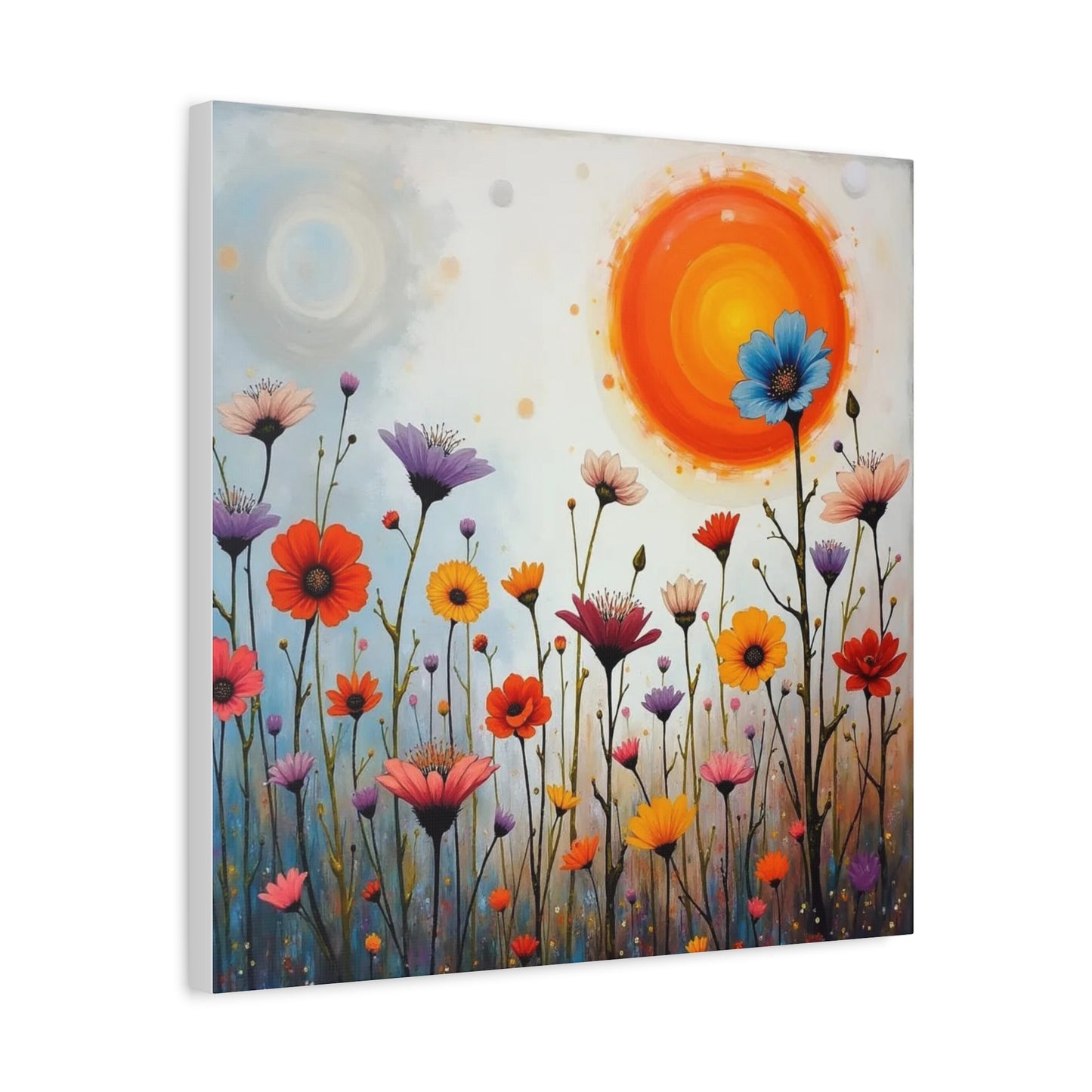 Flowers in the Sun Abstract Art