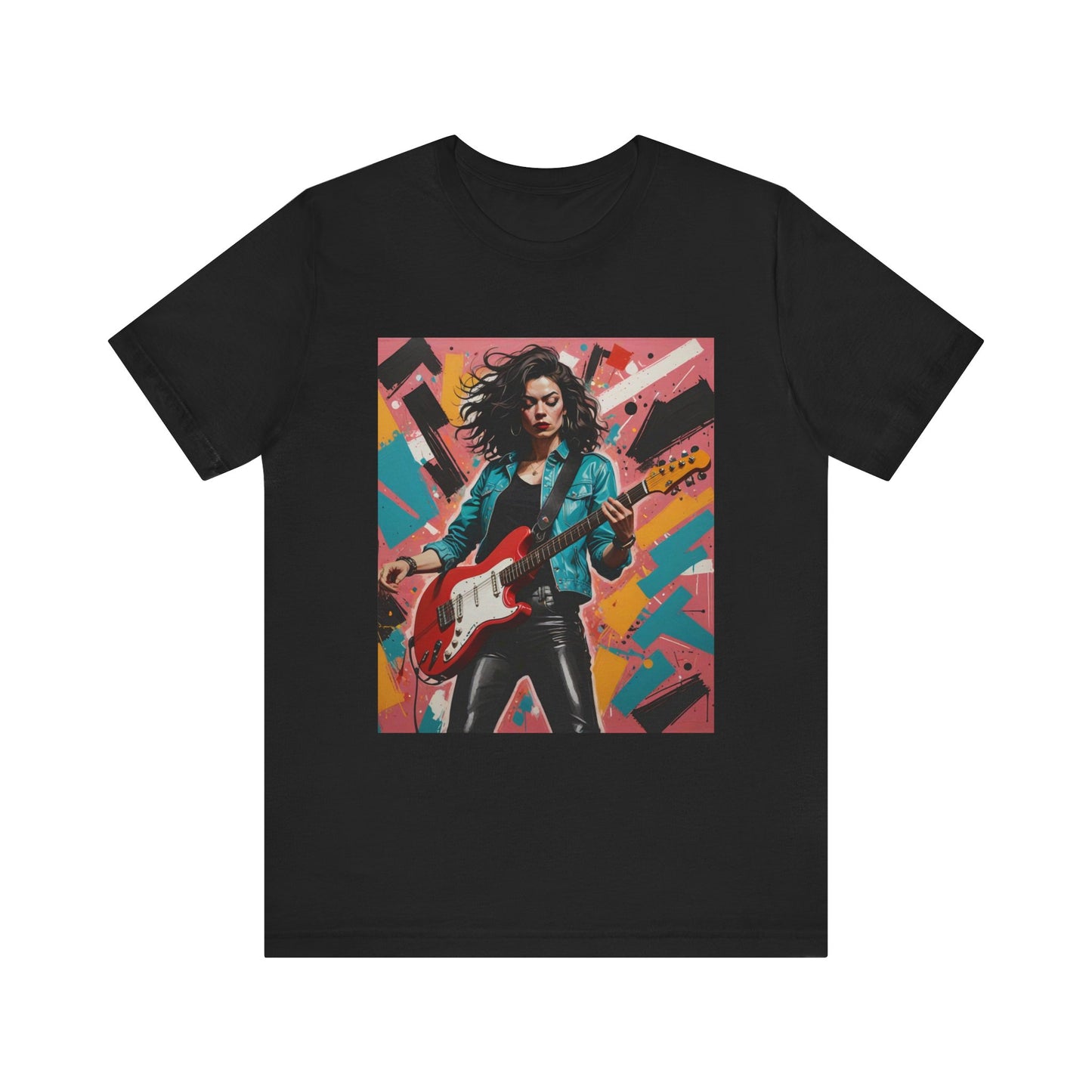 Female Rocker Abstract T-Shirt 3