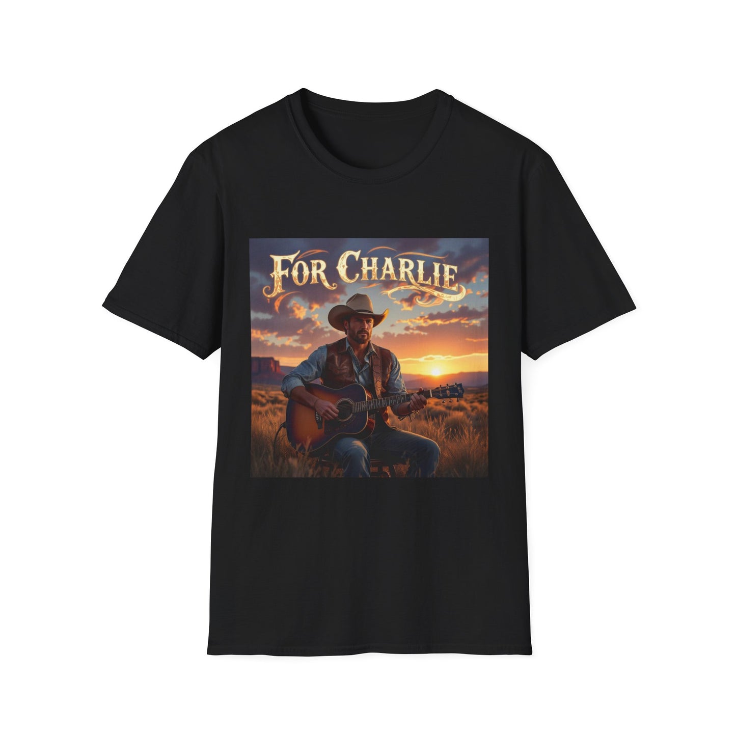 For Charlie Western Boho, Unisex T-Shirt,