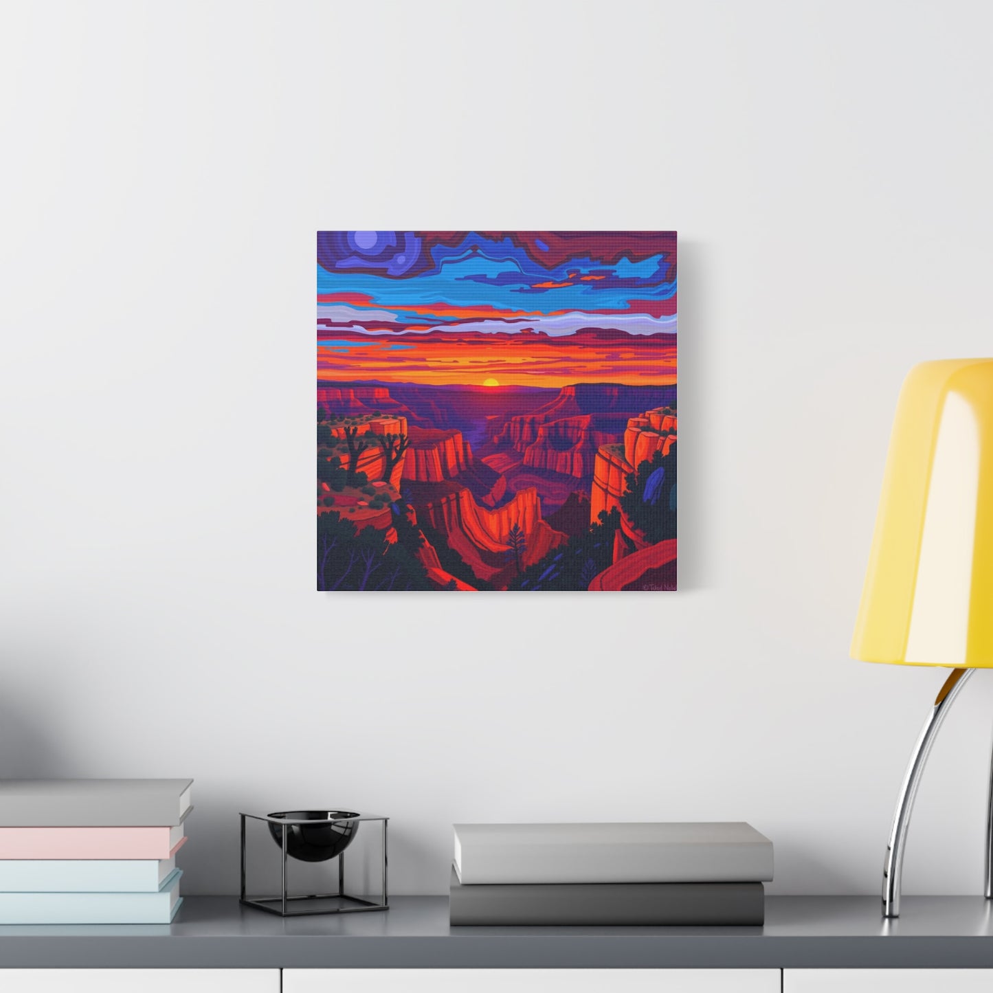 Canvas Print - Grand Canyon Abstract Art 2