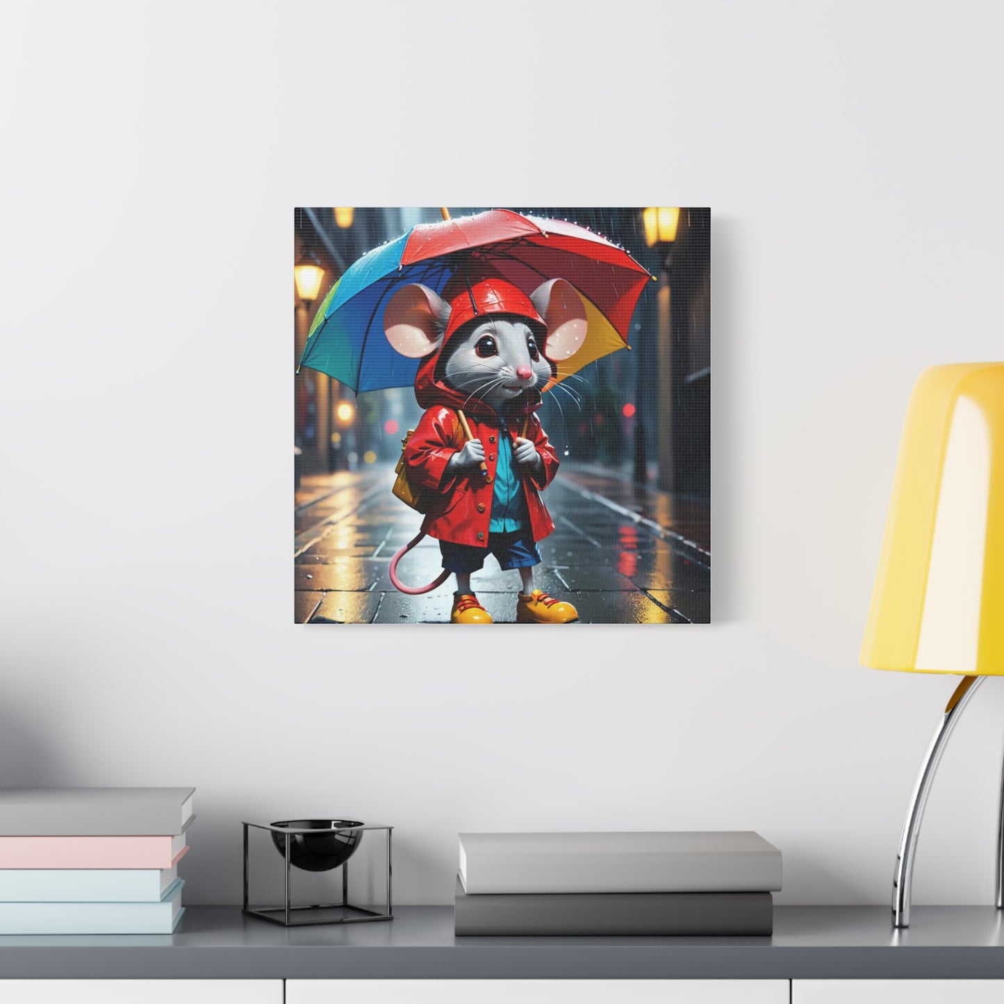 Mouse in the Rain Art