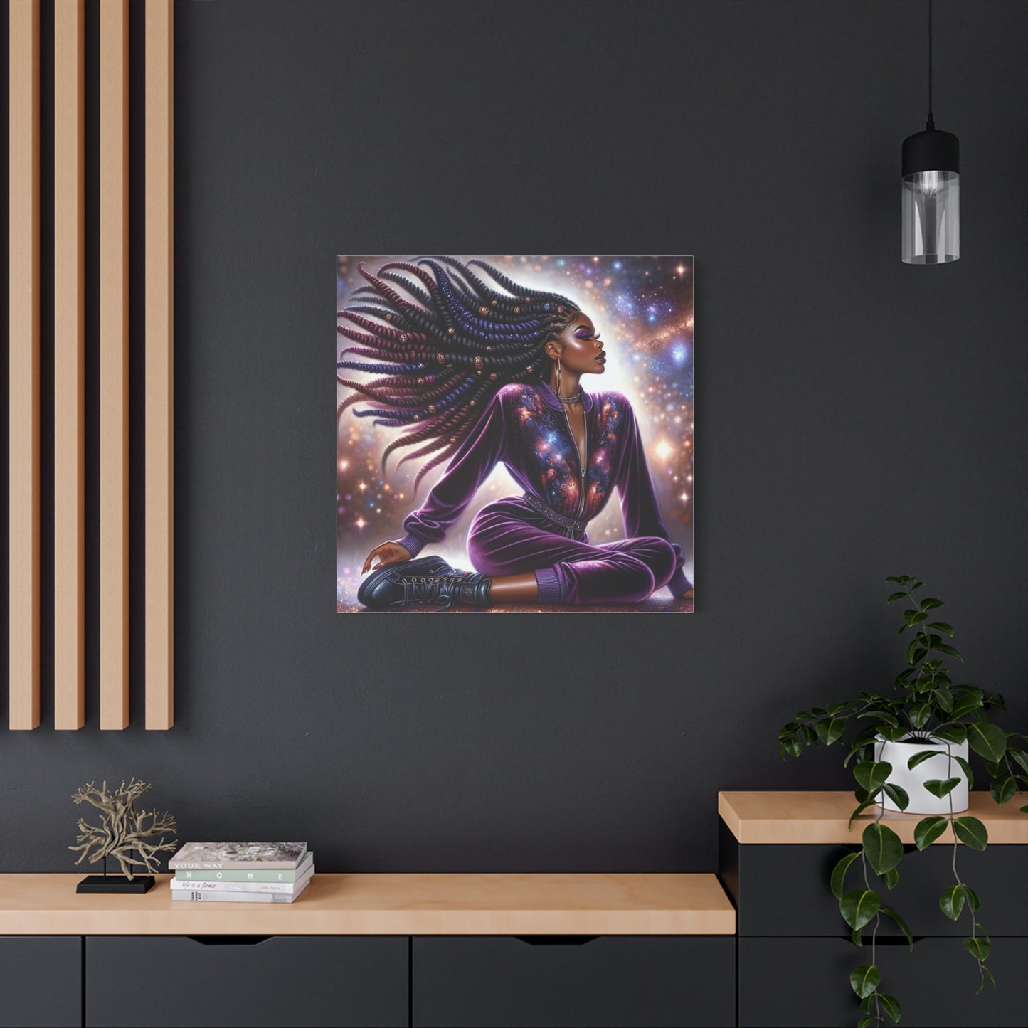 Beautiful Black Woman Canvas Art