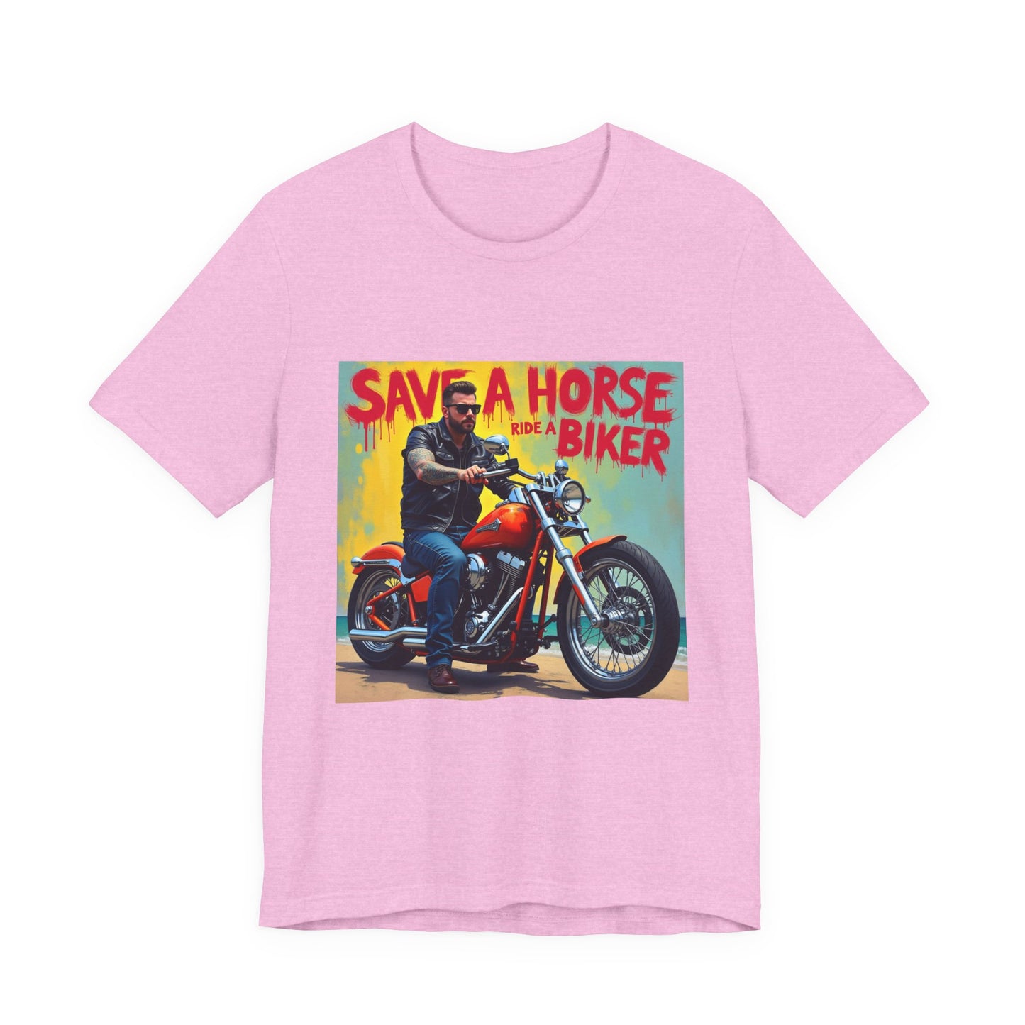 Save a Horse Ride a Biker Tee 2