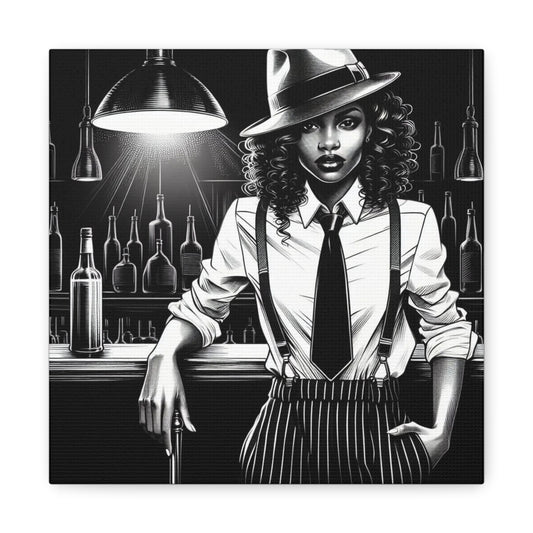 Beautiful Black Woman Canvas Art