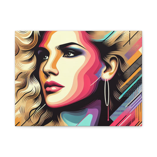 Pretty Woman Abstract Art