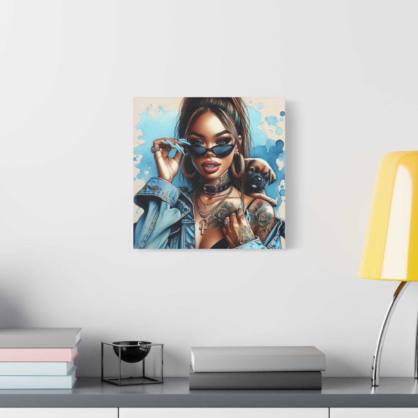 Beautiful Black Woman Canvas Art