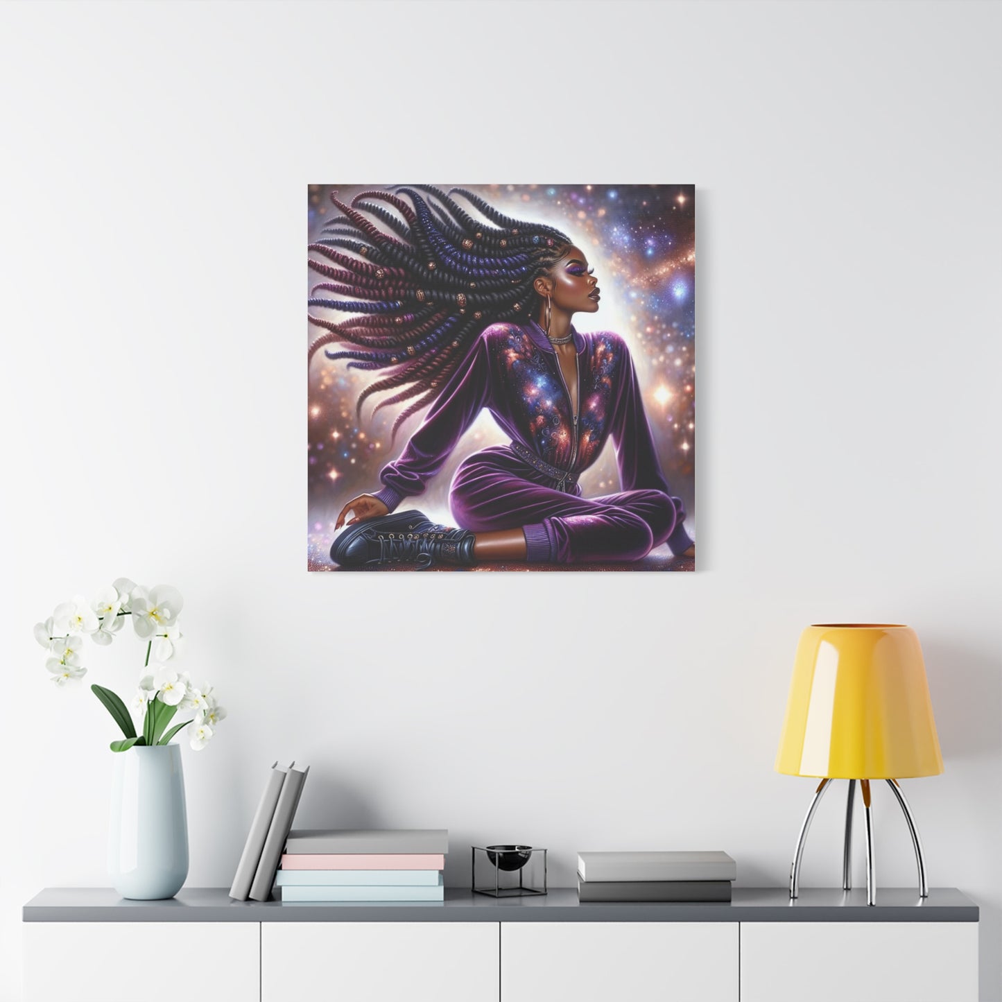 Beautiful Black Woman Canvas Art