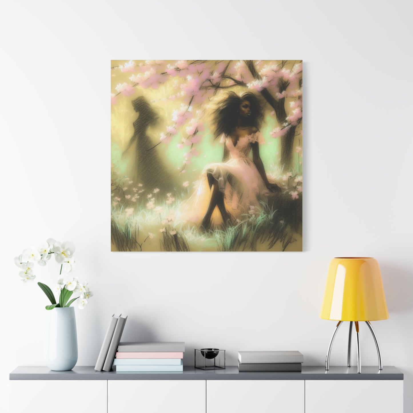 Beautiful Black Woman Canvas Art