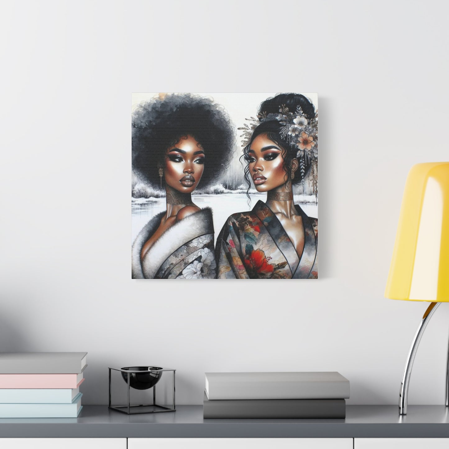 Beautiful Black Woman Canvas Art