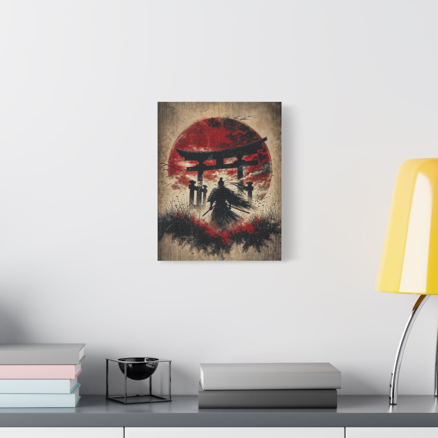 Samurai Asian Abstract Art