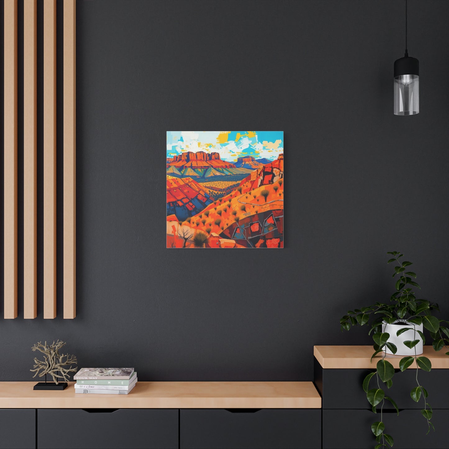 Canvas Wall Art - Abstract 2 Black Hills Scenic