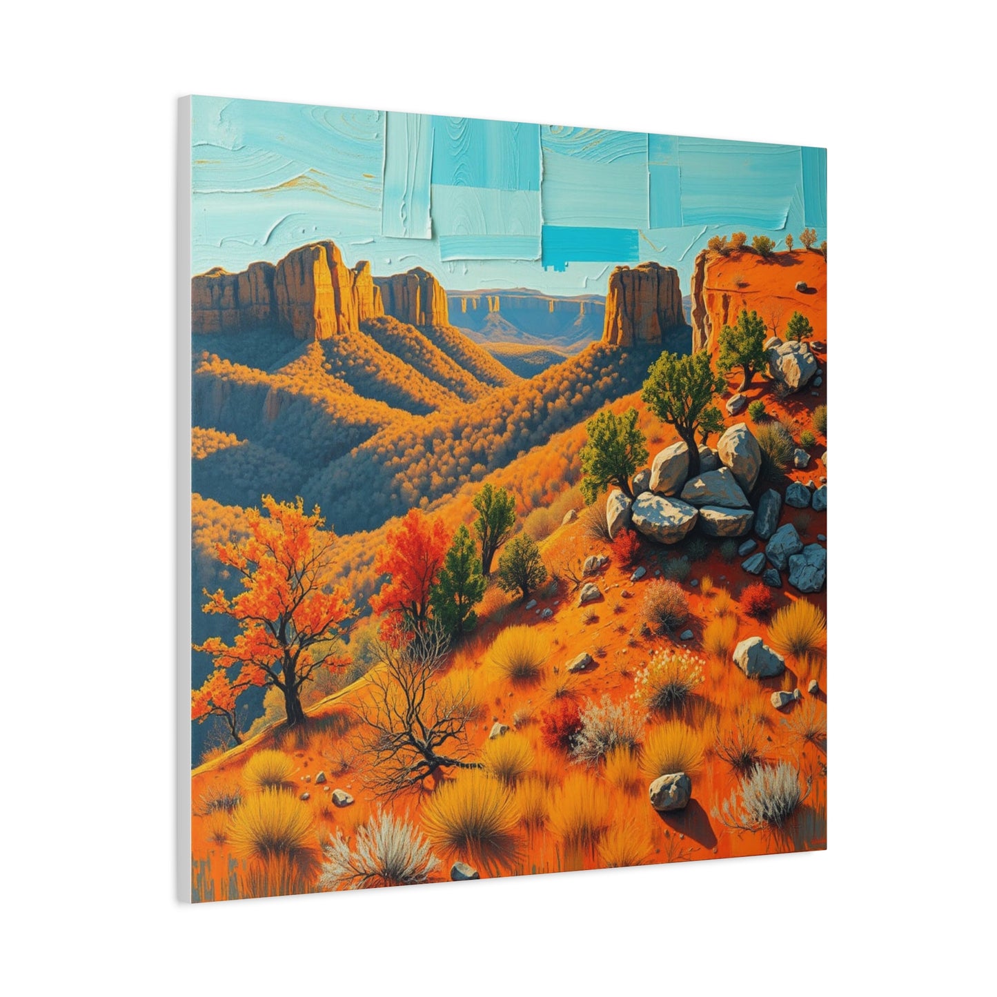 Canvas Print -Abstract 3 Southwest Landscape Wall Art