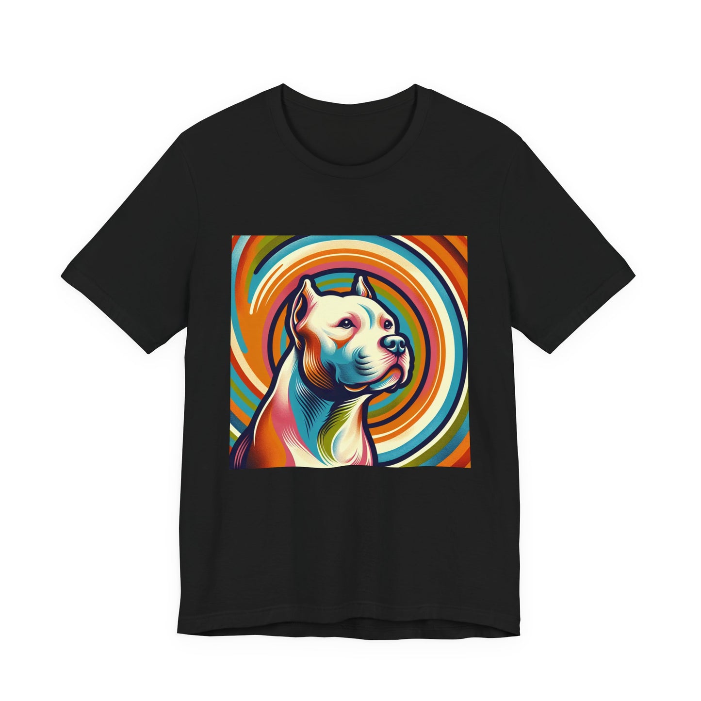 Retro Colorful Pit Bull Tee - Unisex Shirt