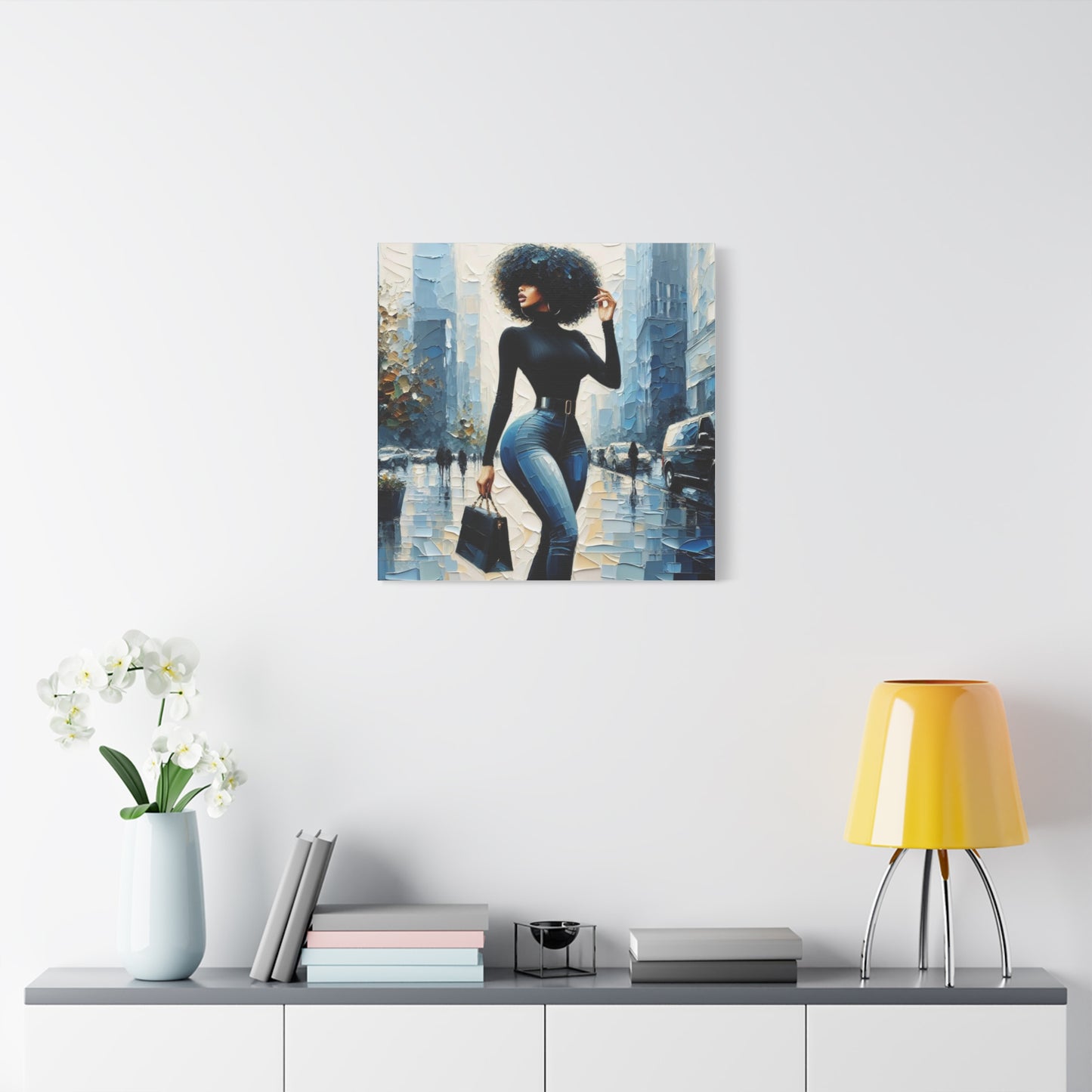 Beautiful Black Woman Canvas Art