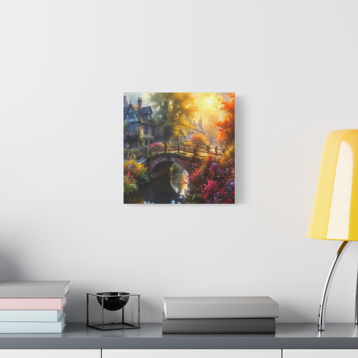 Canvas Print - The Bridge to Town Wall Art