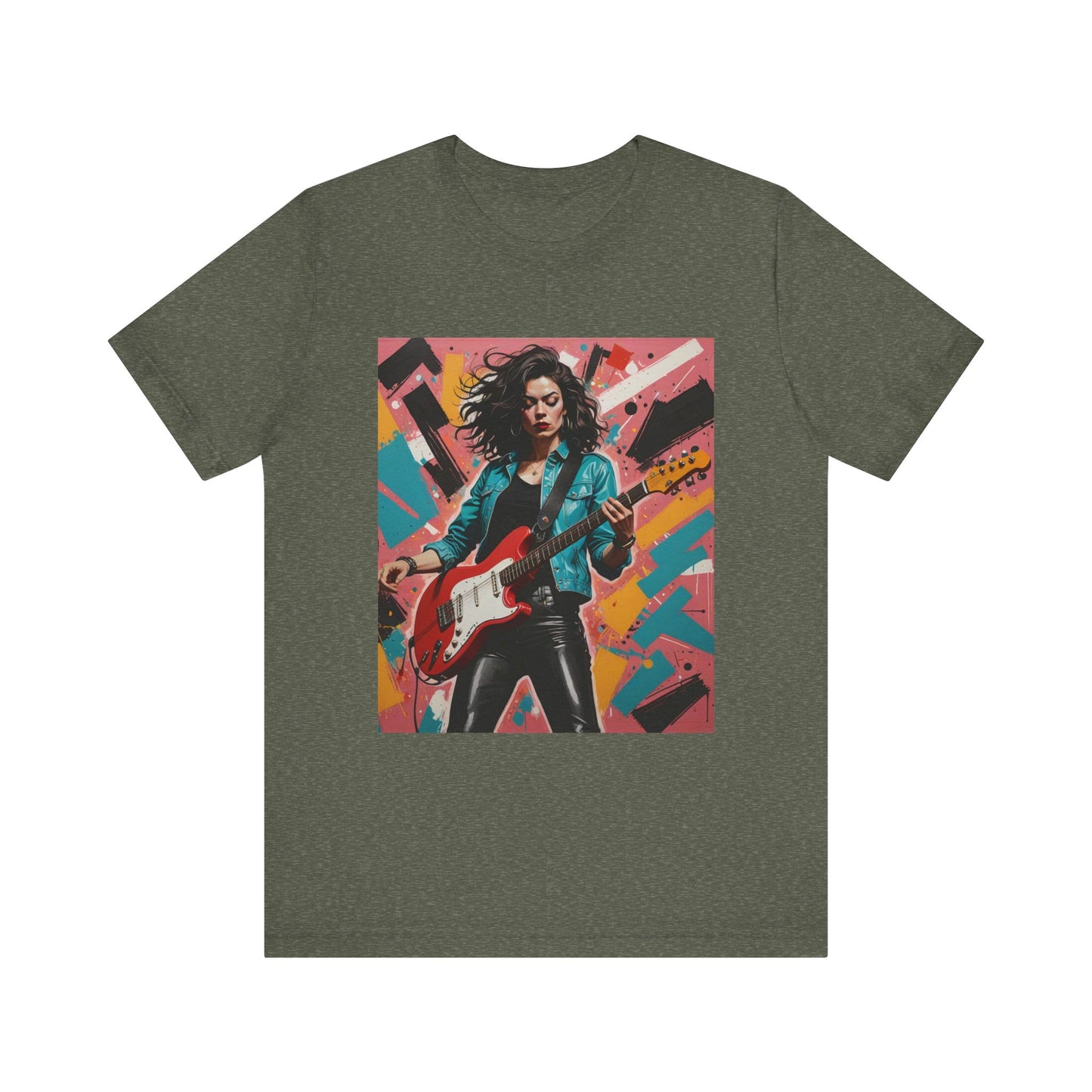 Female Rocker Abstract T-Shirt 3
