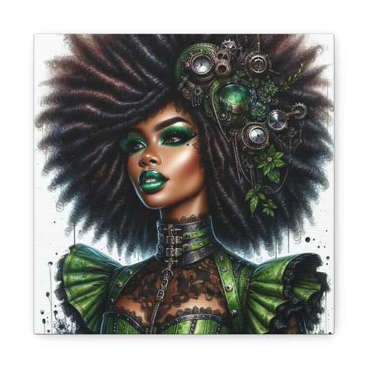 Beautiful Black Woman Canvas Art