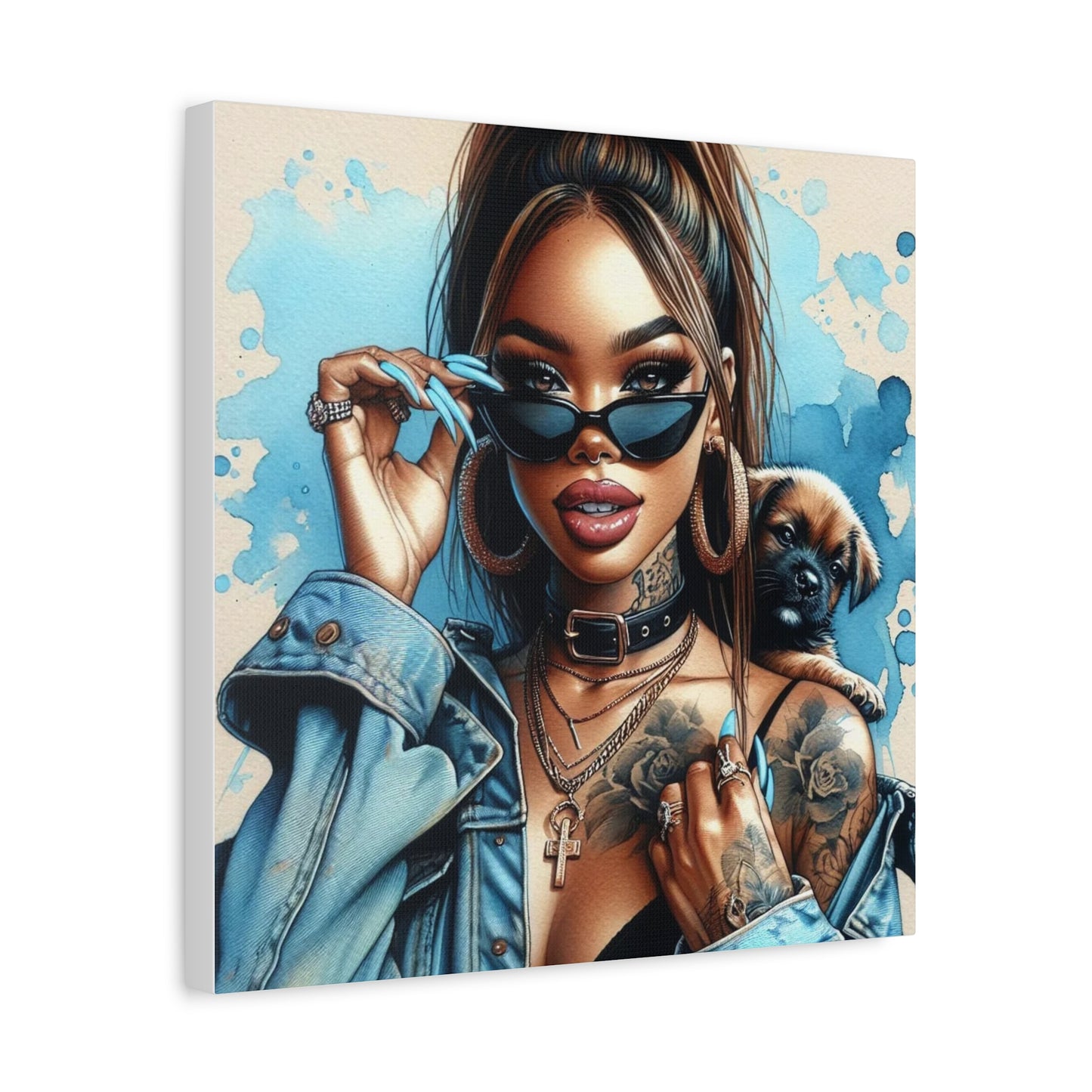 Beautiful Black Woman Canvas Art