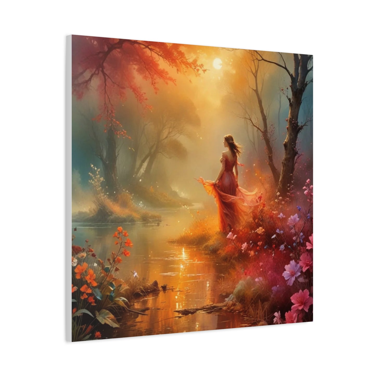 Canvas Print -Shimmer in the Morning Wall Art