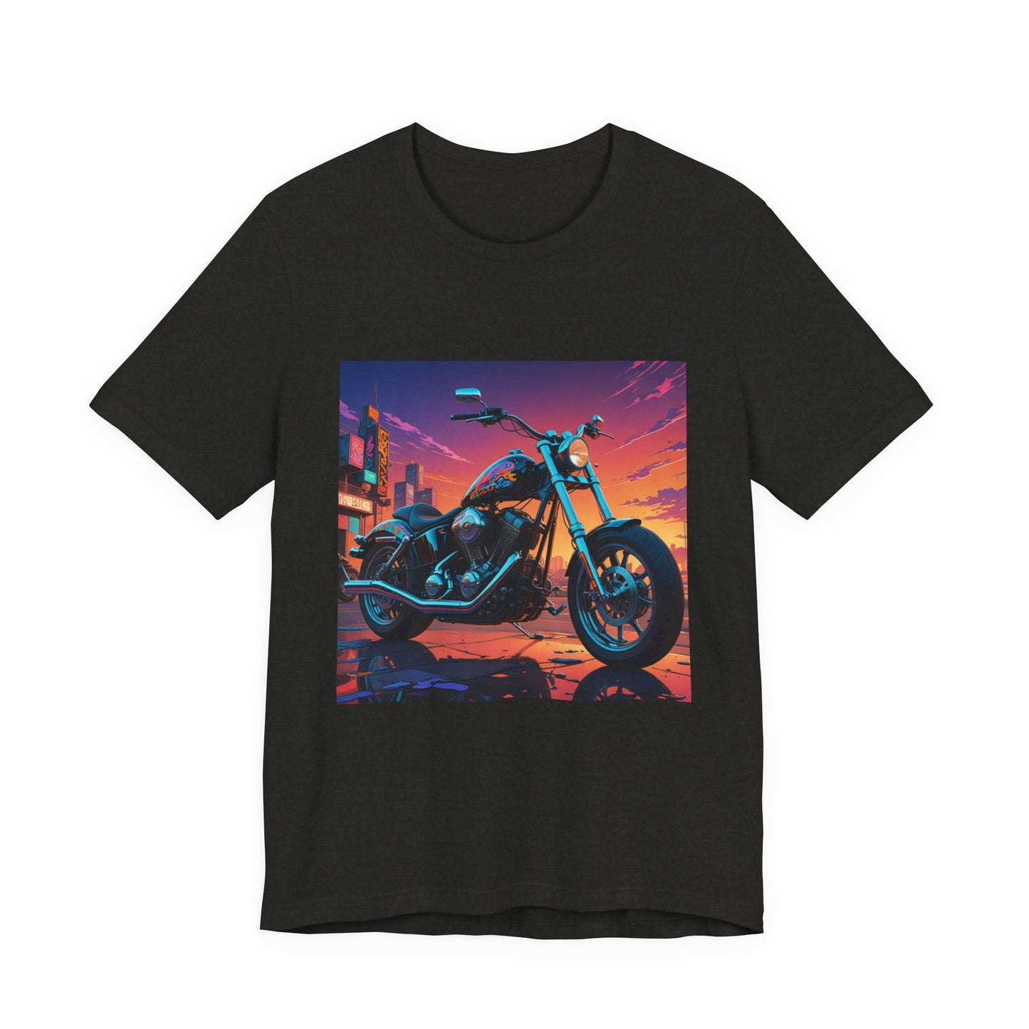 Chopper Abstract Background Tee
