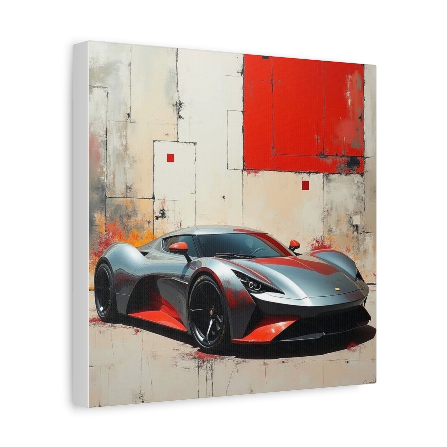 Sports Car Abstract Art