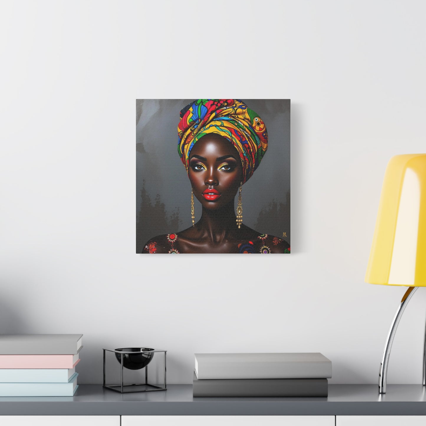 Beautiful Woman African Abstract Art