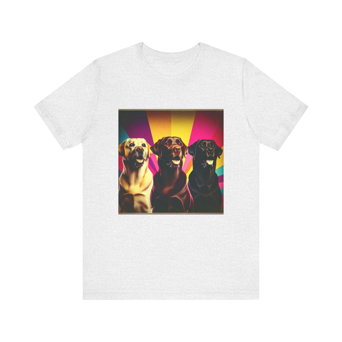 Retro Colorful Labrador Retrievers Tee - Unisex Shirt