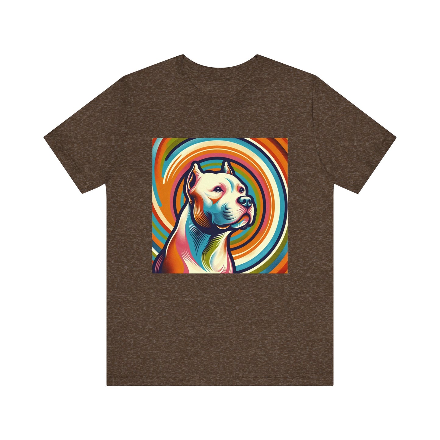Retro Colorful Pit Bull Tee - Unisex Shirt