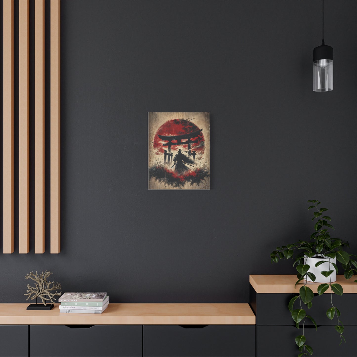 Samurai Asian Abstract Art