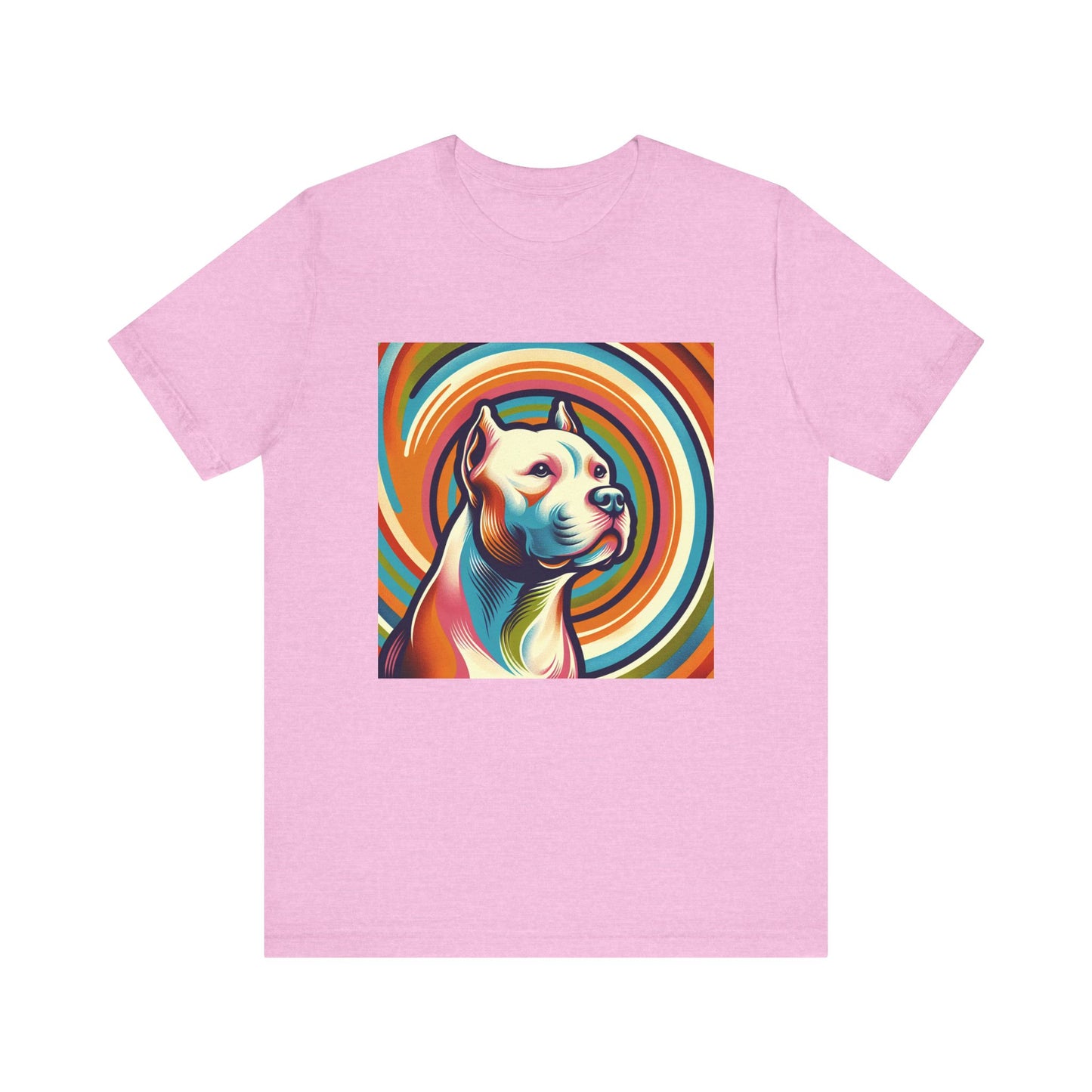 Retro Colorful Pit Bull Tee - Unisex Shirt