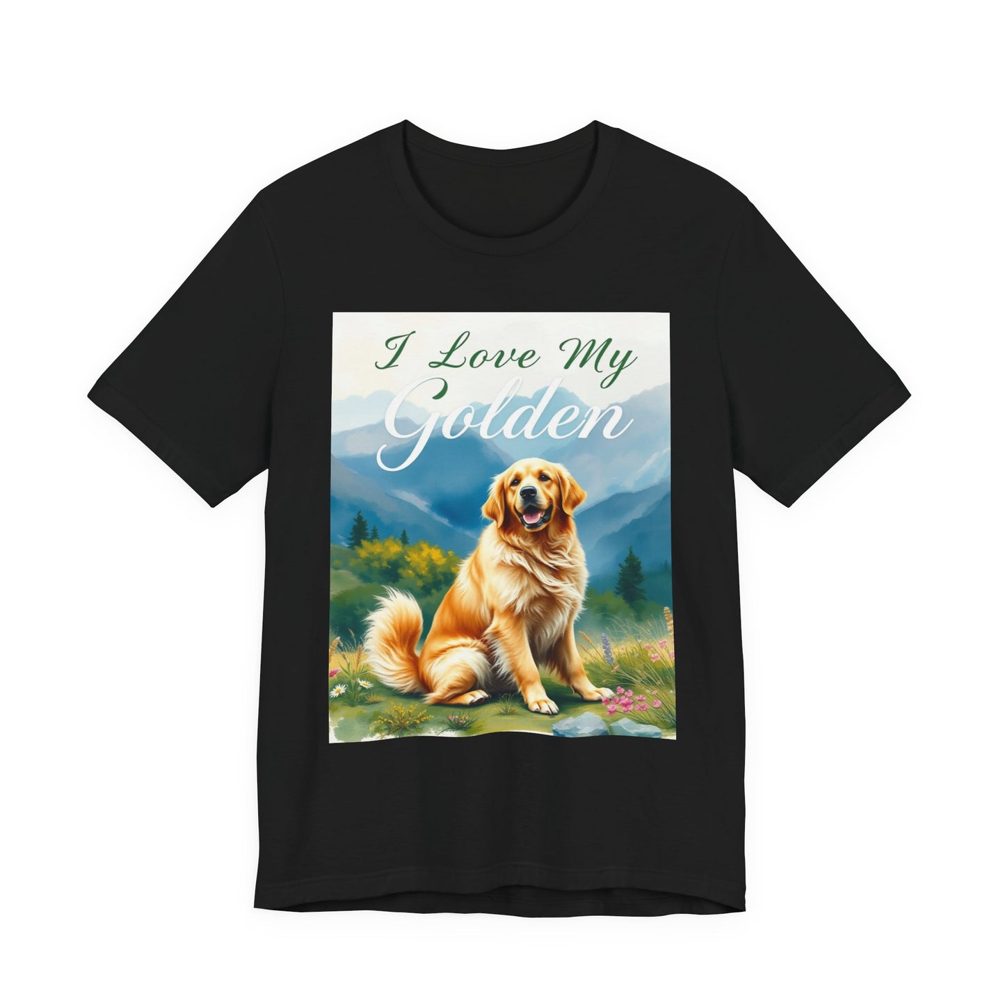 I Love My Golden T-Shirt