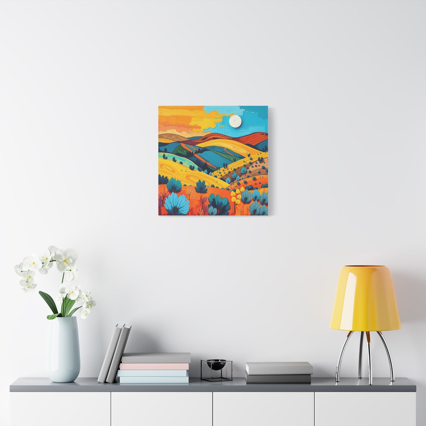 Canvas Wall Art - Black Hills Abstract Scenic Art
