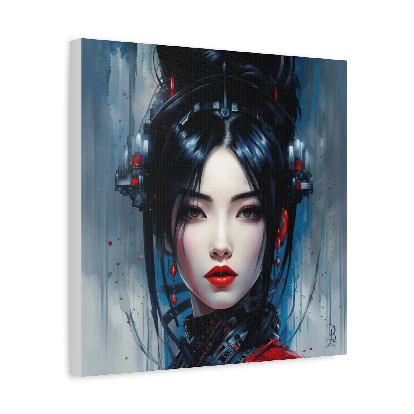 Beautiful ScFi Woman Asian Abstract Art