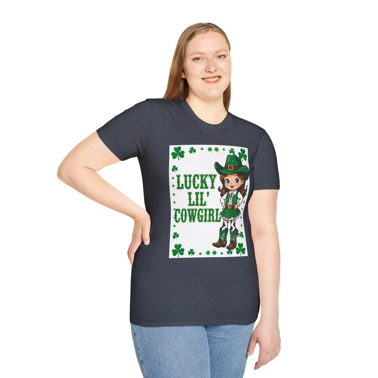 Lucky Lil Cowgirl Western Boho, Unisex T-Shirt,