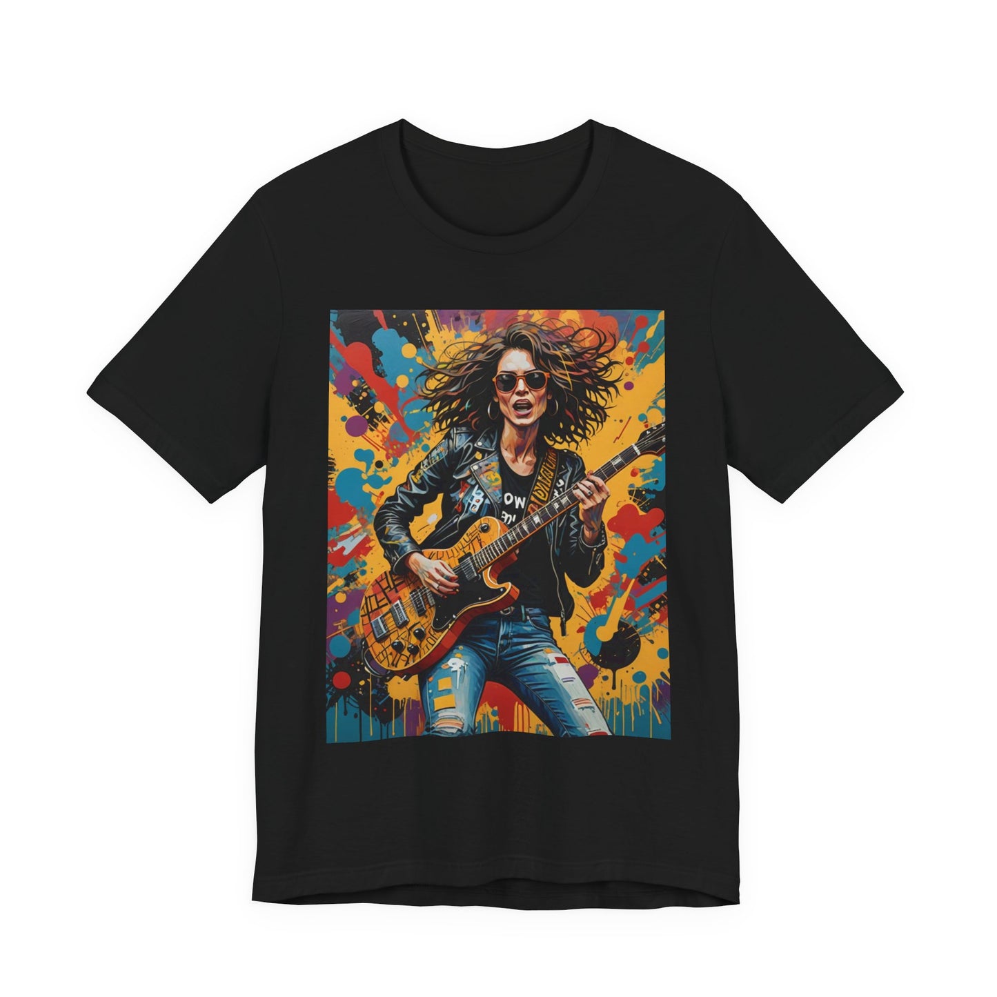 Female Rocker Abstract T-Shirt 2