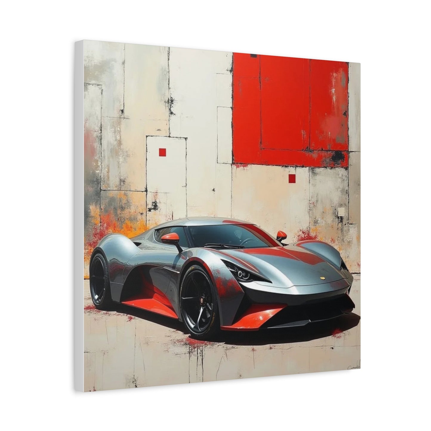 Sports Car Abstract Art