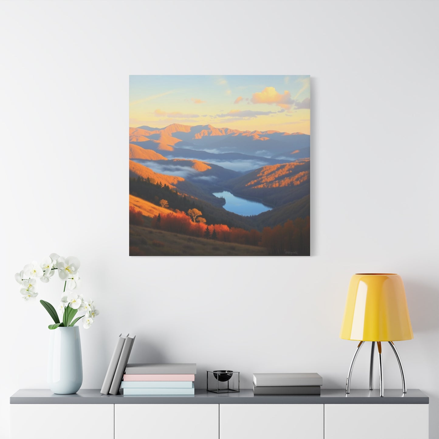 Canvas Print - The Ozark Mountain Lake Art