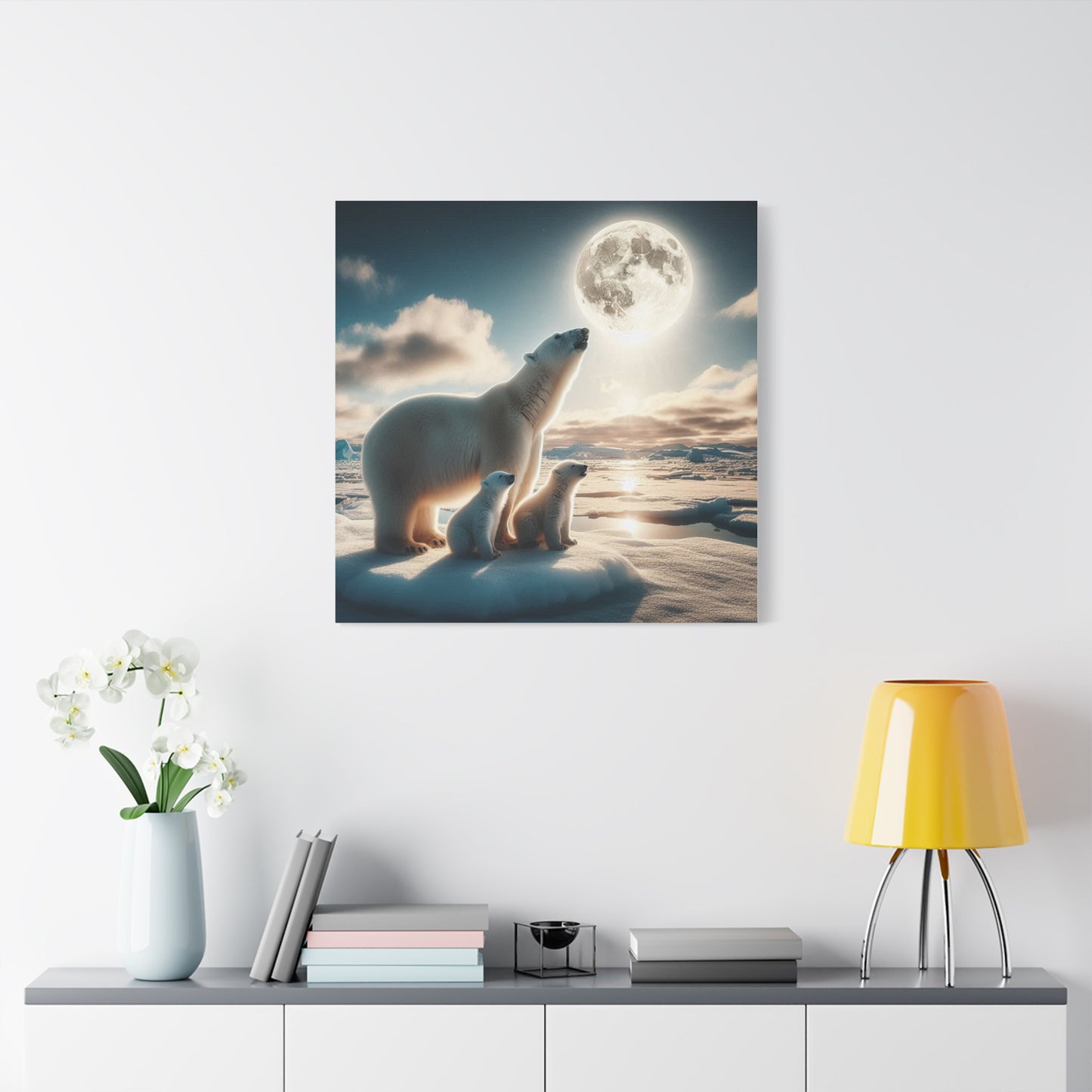 Canvas Print - Polar Bears Wall Art