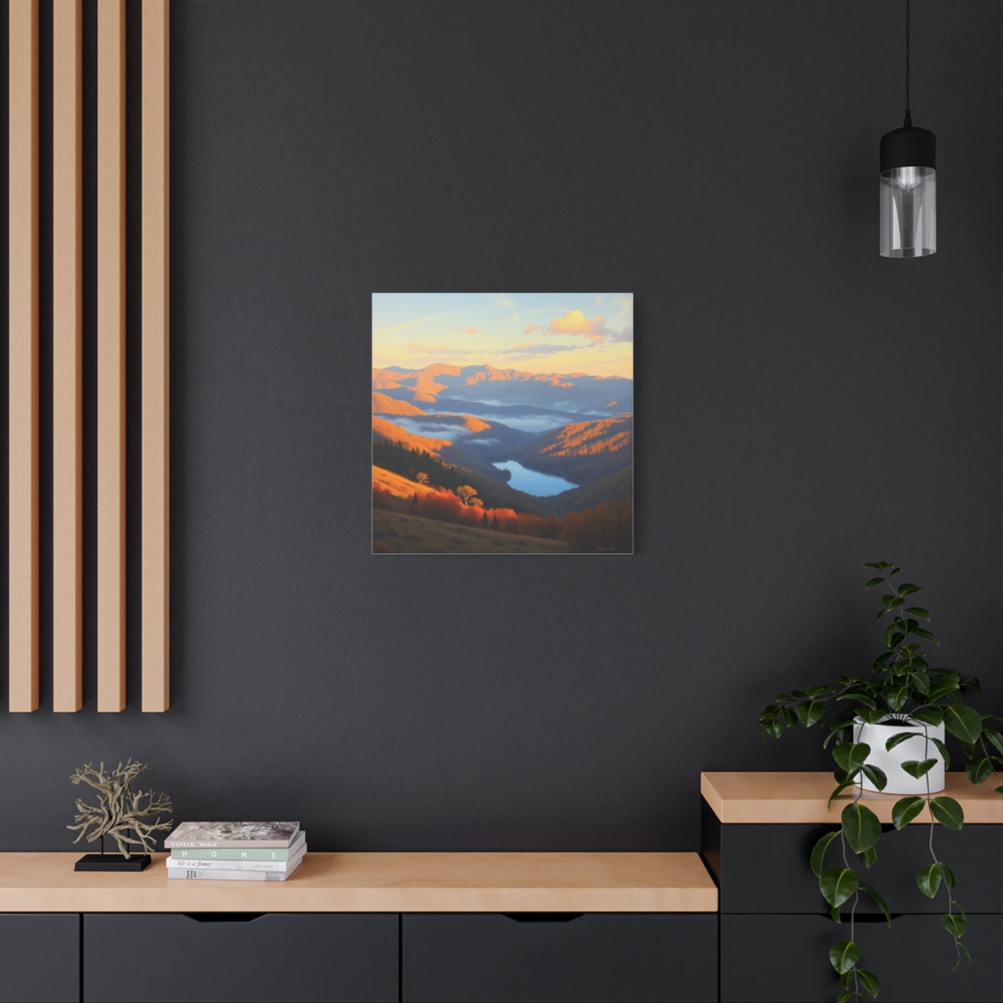 Canvas Print - The Ozark Mountain Lake Art