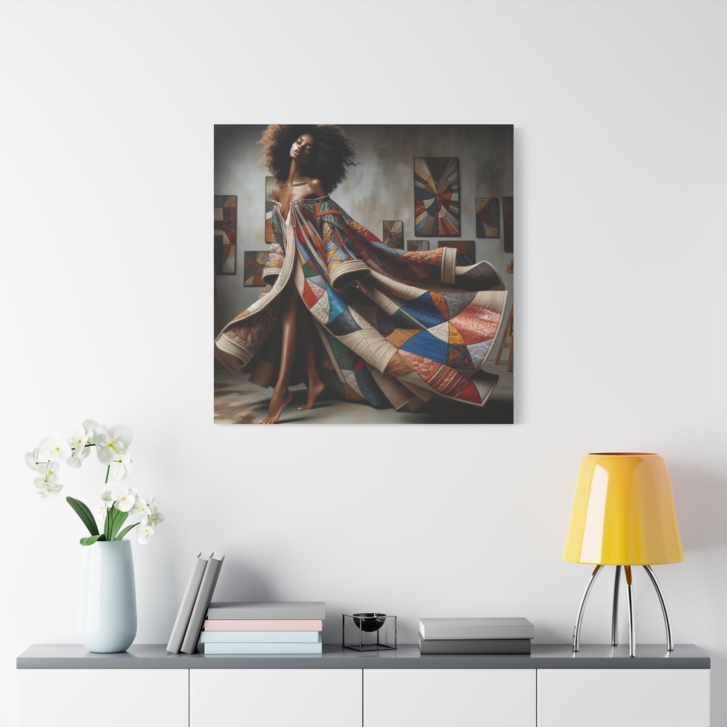 Beautiful Black Woman Canvas Art
