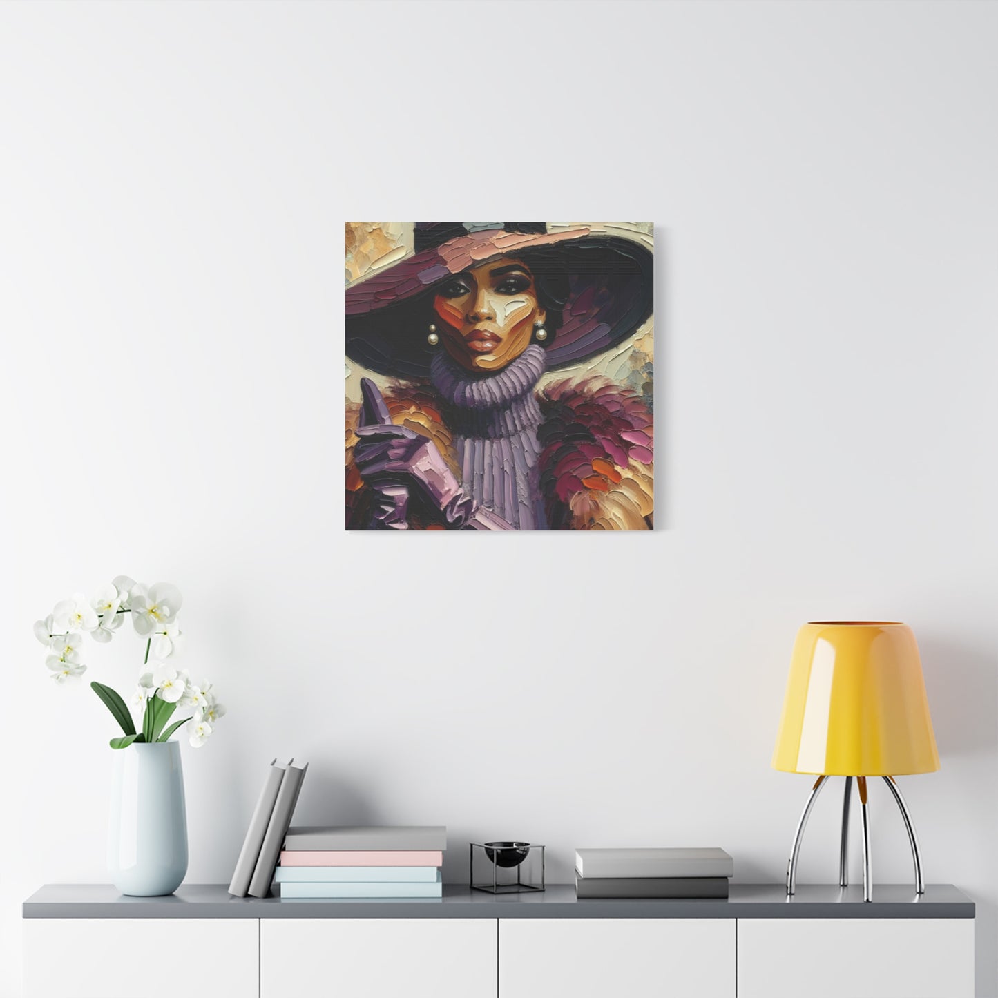 Beautiful Black Woman Canvas Art