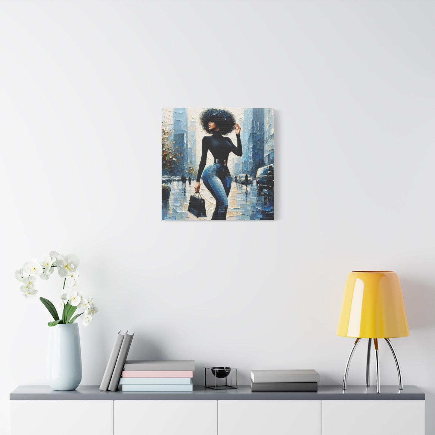 Beautiful Black Woman Canvas Art