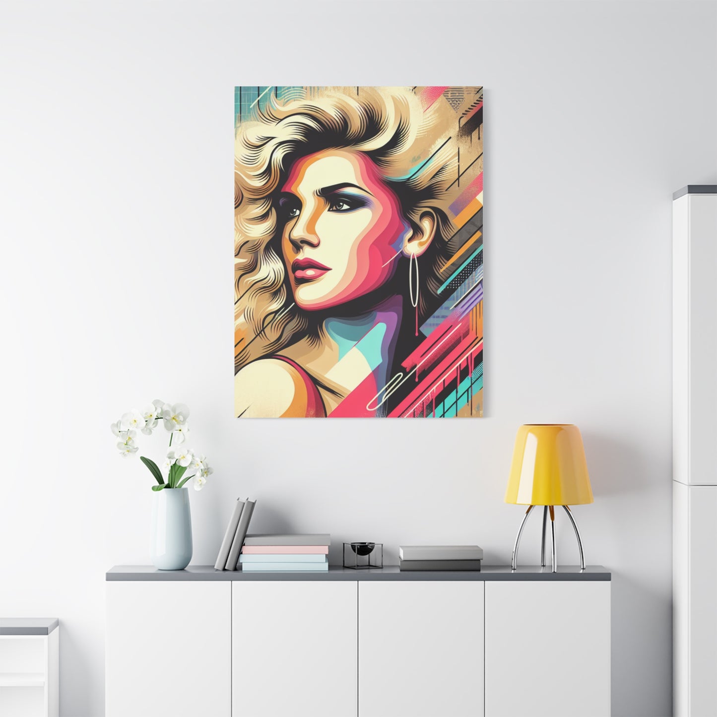 Pretty Woman Abstract Art